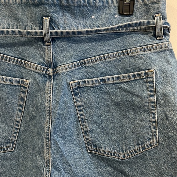 Garage High Waist Paperbag Tie Waist Raw Hem Jean Short  Women’s 31 - Picture 5 of 8